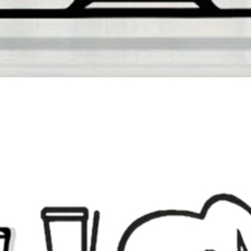 Home Bathroom Door Signs - Minimalist Line Metal Bathroom Sign Ornament