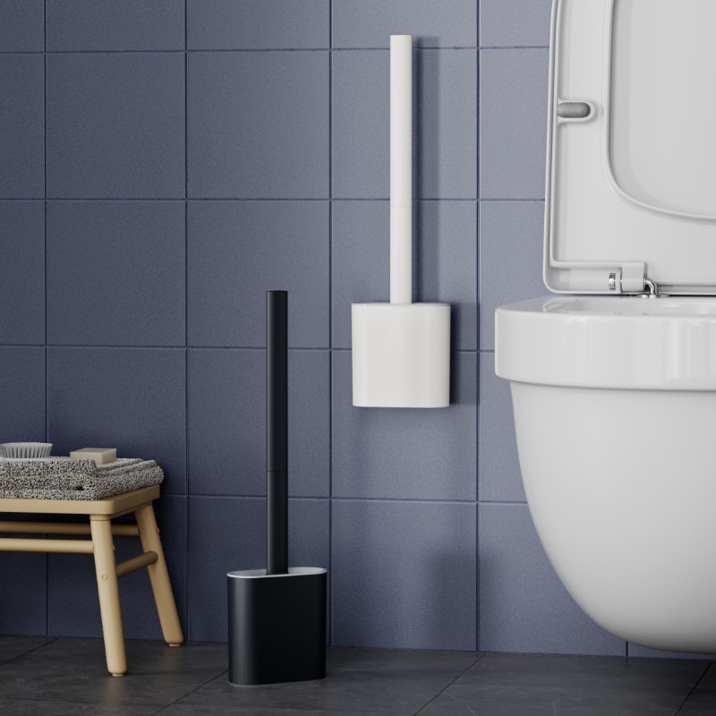 Home Bathroom Cleaning Kit - 1PC Wall Mounted Toilet Brush Set