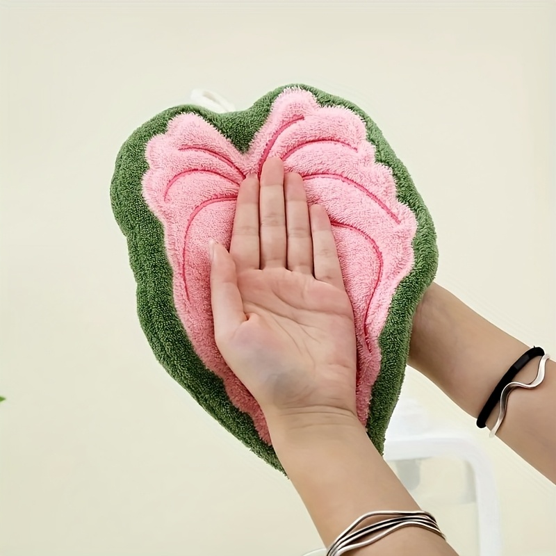 Luxury Leaf Shaped Hand Towel, - Home Bathroom Towels incelemesi ve fiyatı