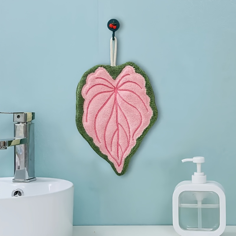 Luxury Leaf Shaped Hand Towel, - Home Bathroom Towels incelemesi ve fiyatı