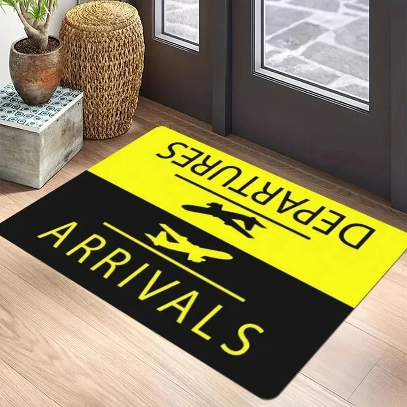 Aviation Theme Carpet Mat - Ai - Home Bathroom Door Signs incelemesi ve fiyatı
