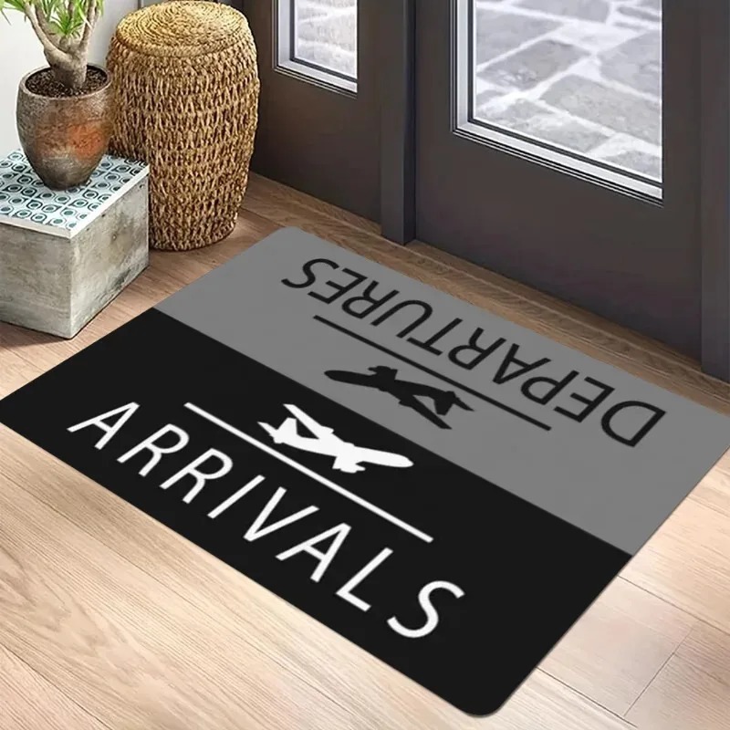 Aviation Theme Carpet Mat - Ai - Home Bathroom Door Signs incelemesi ve fiyatı
