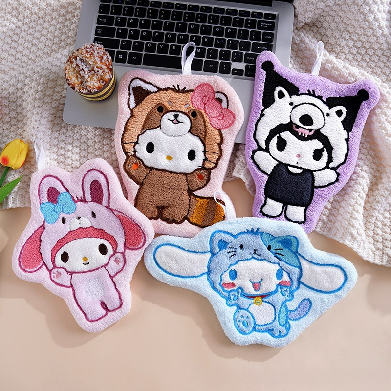 1/4 Pcs Soft Thick Sanrio Kuro - Home Bathroom Towels incelemesi ve fiyatı