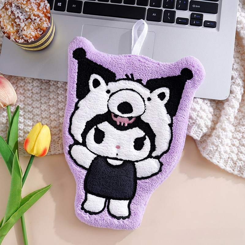 1/4 Pcs Soft Thick Sanrio Kuro - Home Bathroom Towels incelemesi ve fiyatı