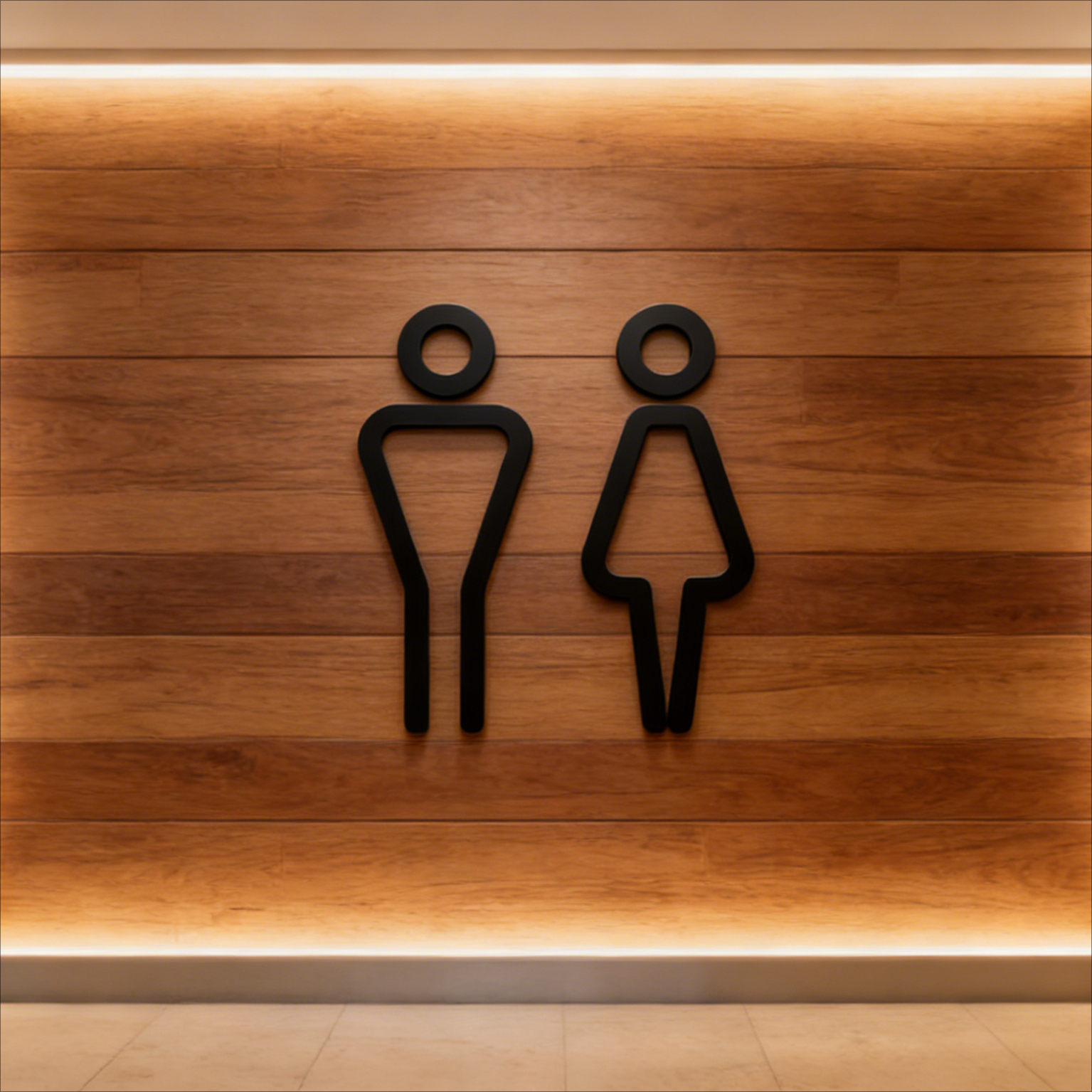 3D Acrylic Bathroom Sign Self- - Home Bathroom Door Signs incelemesi ve fiyatı