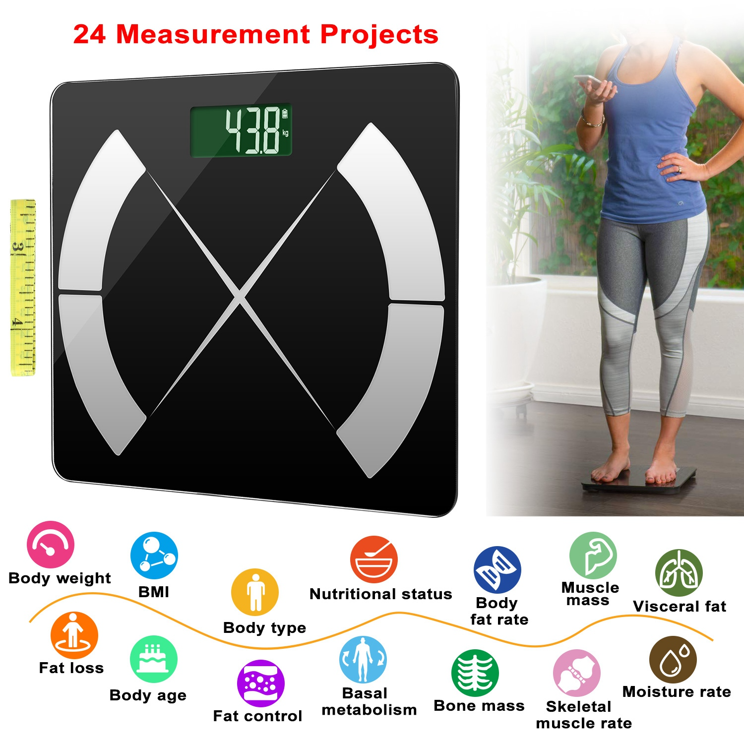 iMountek Smart Body Fat Scale, - Home Bathroom Scales incelemesi ve fiyatı