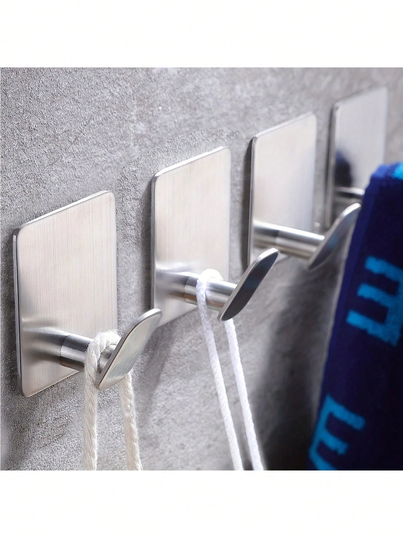 2pcs Adhesive Towel Hooks/Bath - Home Bathroom Towels incelemesi ve fiyatı
