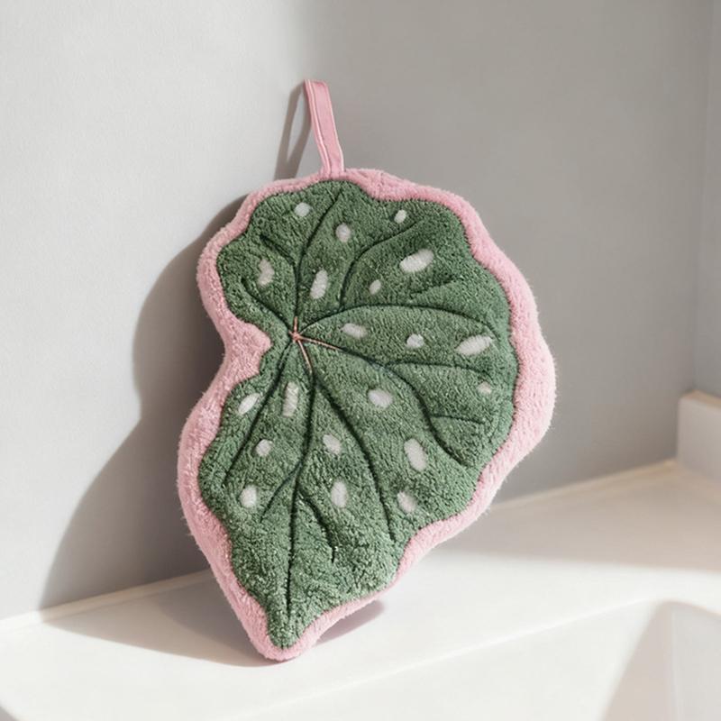 ●Leaf Hand Towel Soft Absorben - Home Bathroom Towels incelemesi ve fiyatı