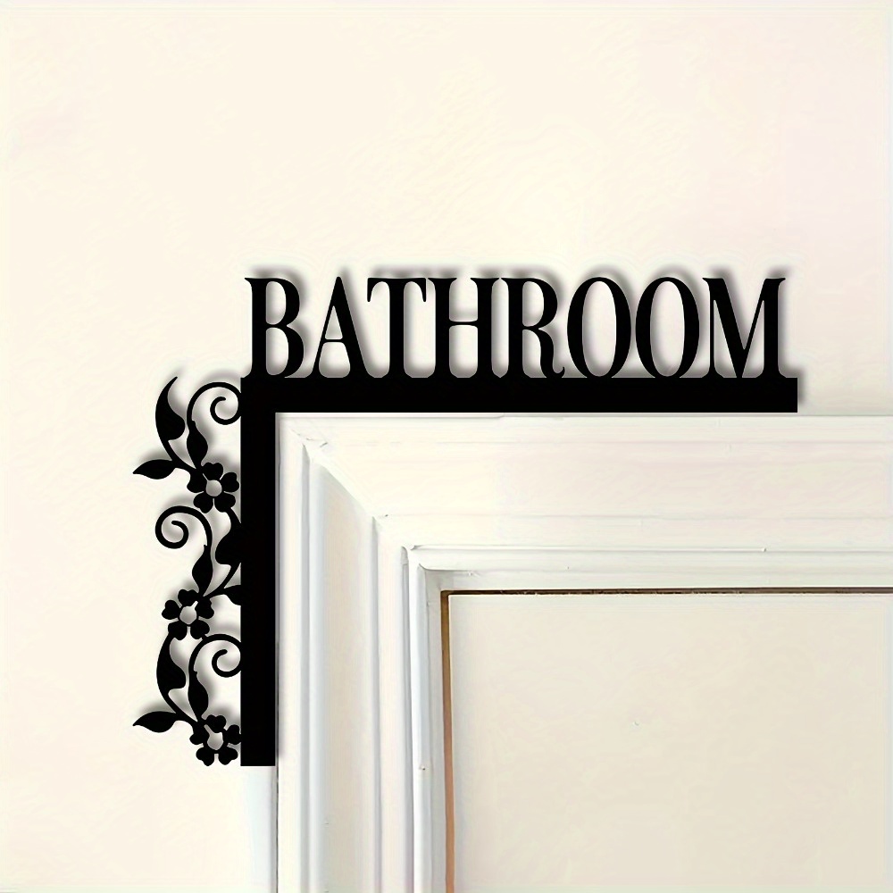 Classic Metal Bathroom Door Fr - Home Bathroom Door Signs incelemesi ve fiyatı