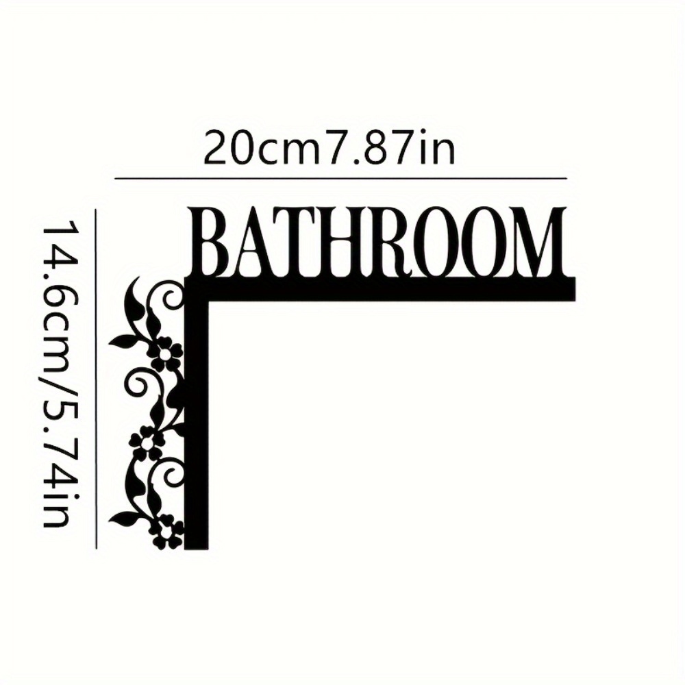 Classic Metal Bathroom Door Fr - Home Bathroom Door Signs incelemesi ve fiyatı