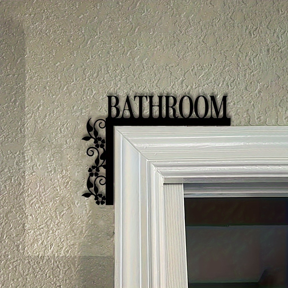 Classic Metal Bathroom Door Fr - Home Bathroom Door Signs incelemesi ve fiyatı