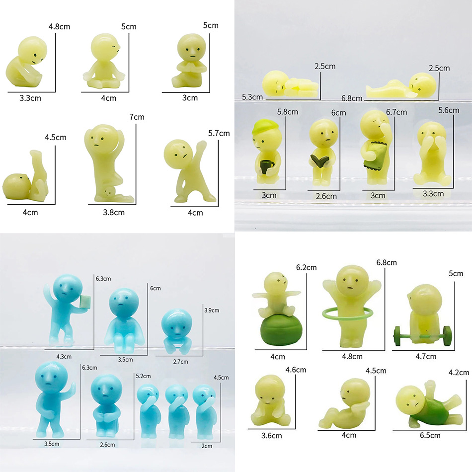 Glow In The Dark Mini Figure S - Home Goods Bathroom Sets incelemesi ve fiyatı