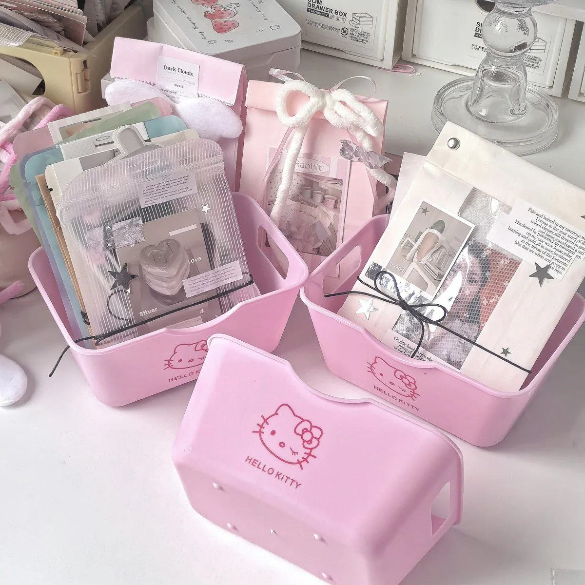 Hello Kitty 2/4Pcs Plastic Org - Home Goods Bathroom Sets incelemesi ve fiyatı