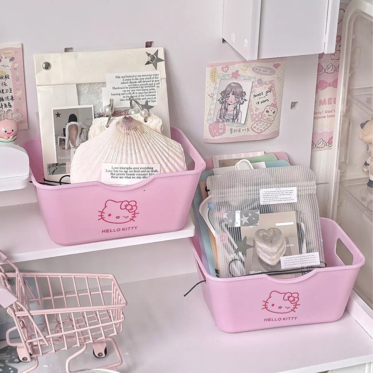 Hello Kitty 2/4Pcs Plastic Org - Home Goods Bathroom Sets incelemesi ve fiyatı