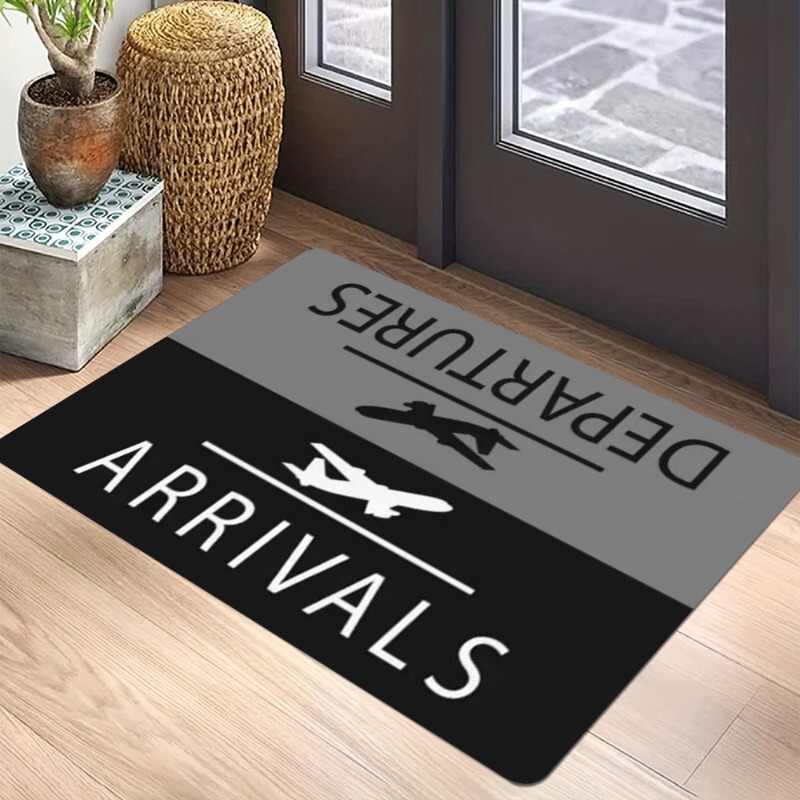 Aviation Theme Carpet Mat - Ai - Home Bathroom Door Signs incelemesi ve fiyatı