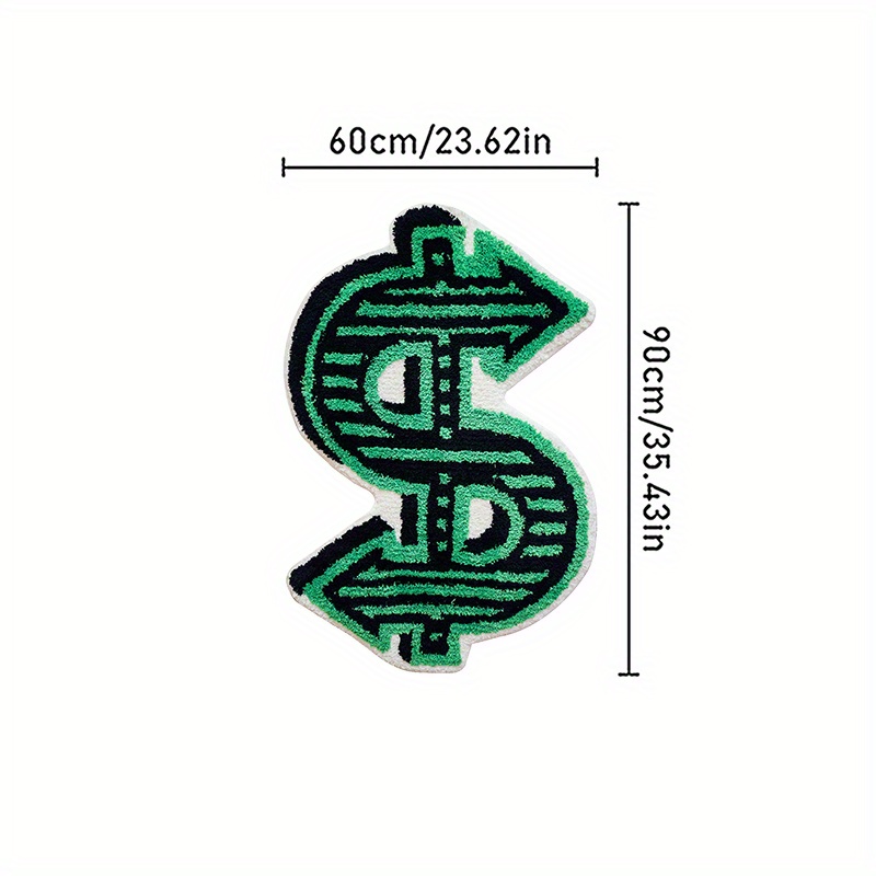 VIKAMA Dollar Sign Rug: Non-Sl - Home Bathroom Door Signs incelemesi ve fiyatı