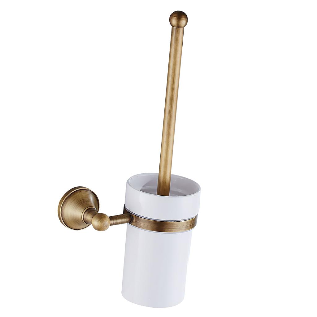 Antique Brass Holder+ Cup + Wh - Home Bathroom Cleaning Kit incelemesi ve fiyatı