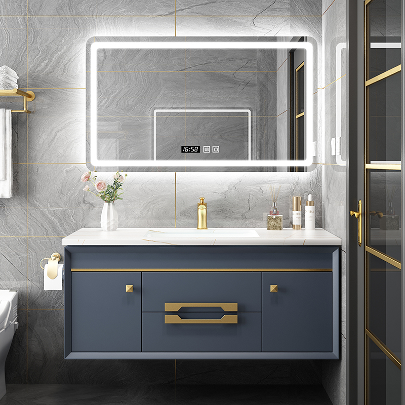 Black Sink Luxury Bathroom Cab - Home Bathroom Vanity Combo incelemesi ve fiyatı