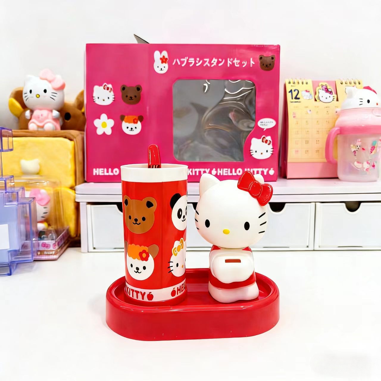 Sanrio Hello Kitty Toothbrush  - Toothbrush Holder Set incelemesi ve fiyatı