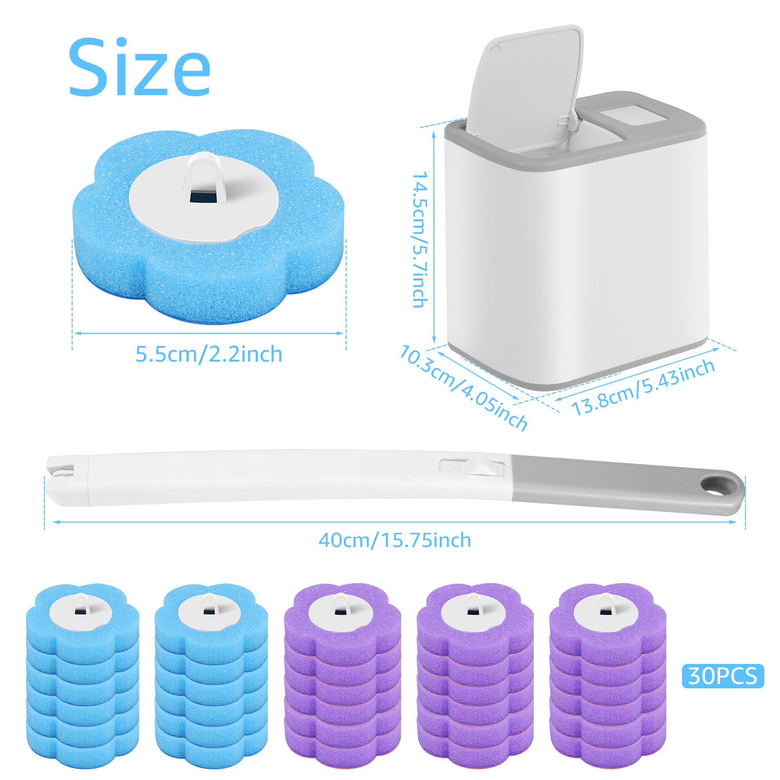 Toilet Brush and Holder Set wi - Home Bathroom Cleaning Kit incelemesi ve fiyatı
