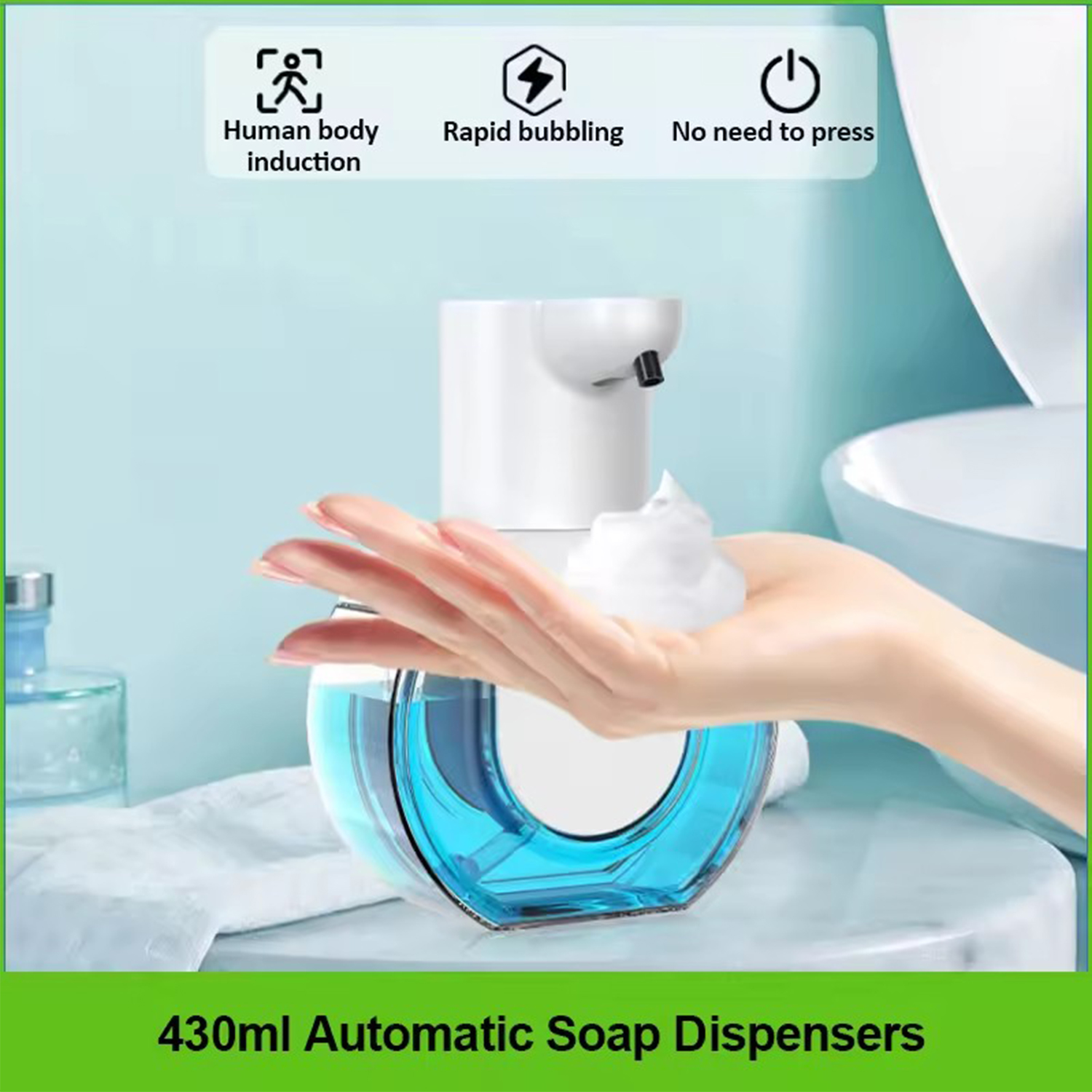 New Wall Mounted Automatic Soa - Soap Dispenser Pump incelemesi ve fiyatı