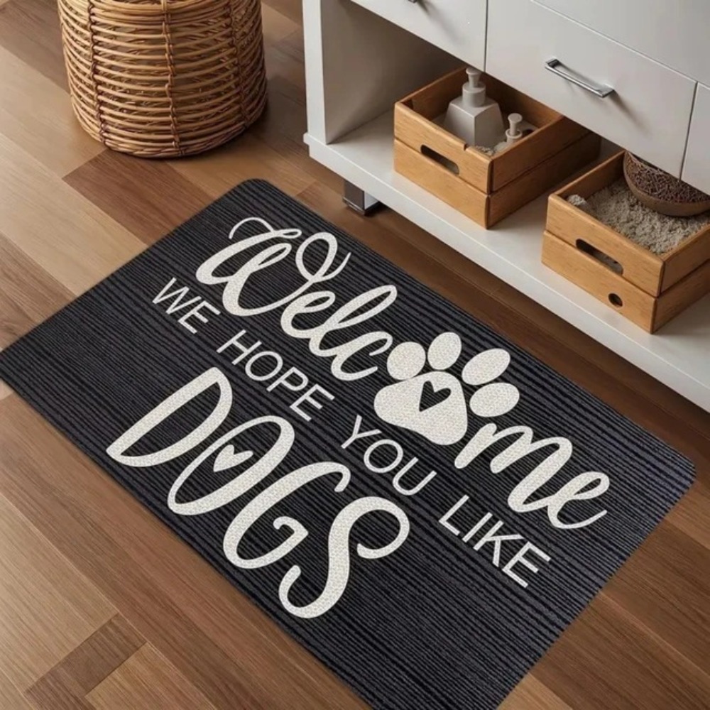 Vintage Dog Paw Print Rectangl - Home Bathroom Door Signs incelemesi ve fiyatı
