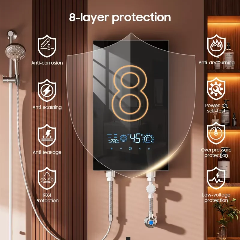 High Quality Home 8kW 12kW Sma - Home Bathroom Geyser incelemesi ve fiyatı