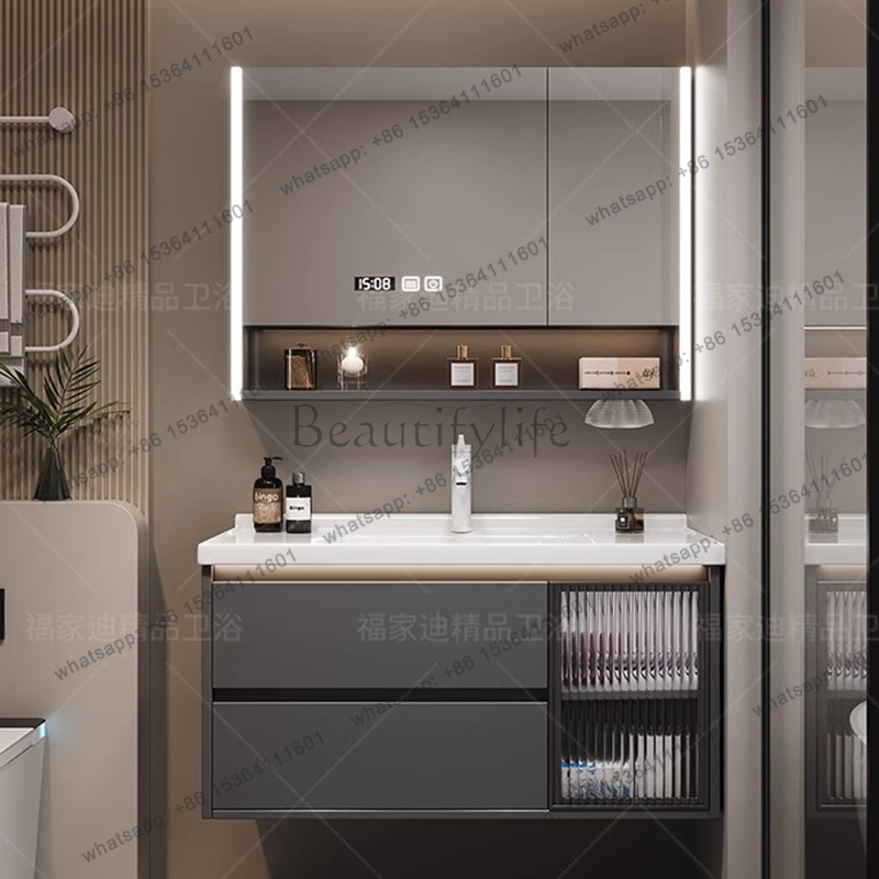 X4  Modern Luxury Bathroom Cab - Home Bathroom Vanity Combo incelemesi ve fiyatı