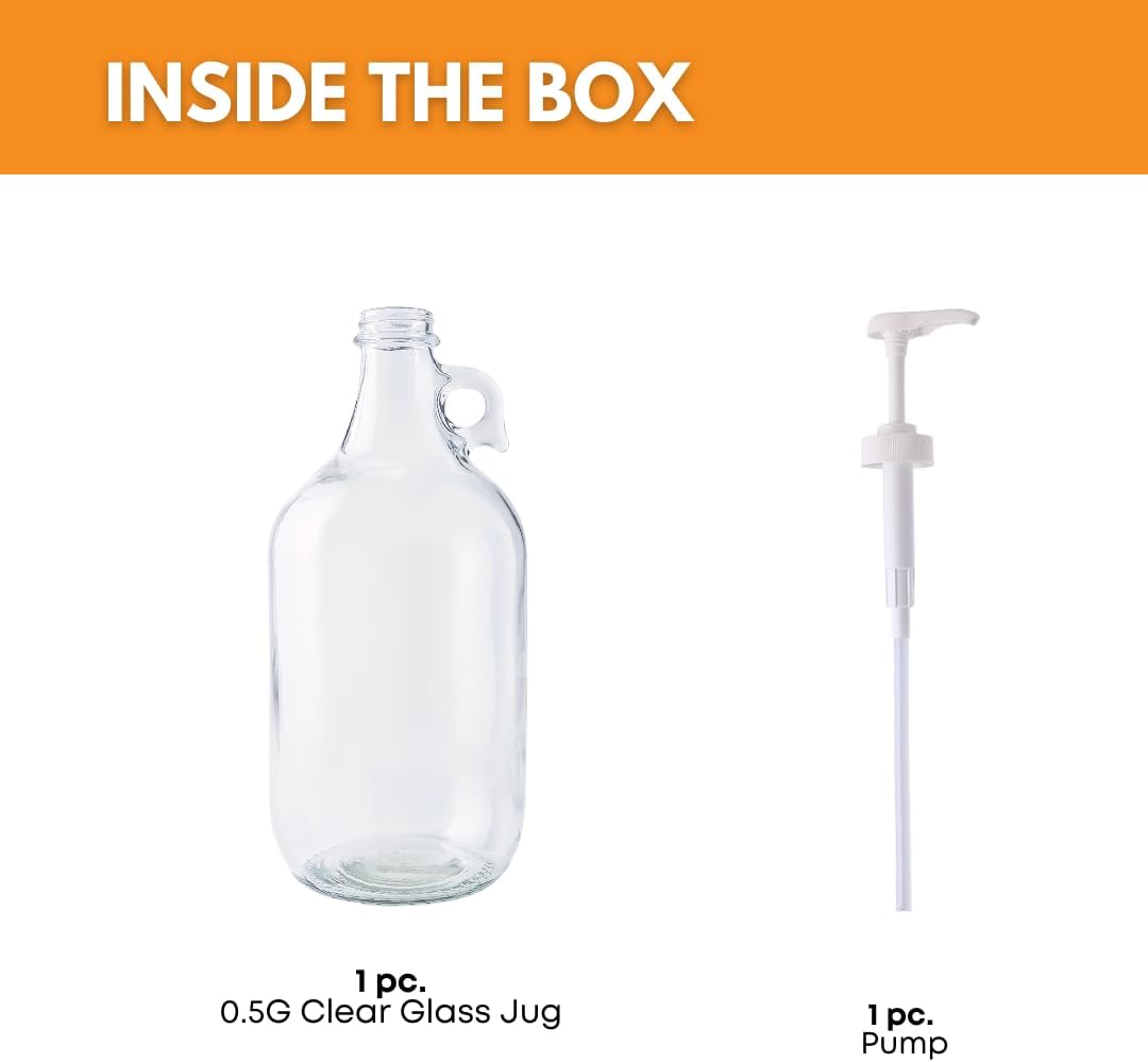 Half Gallon Glass Laundry Dete - Soap Dispenser Pump incelemesi ve fiyatı