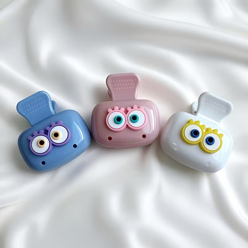 3 pieces of cute eye-shaped to - Toothbrush Holder Set incelemesi ve fiyatı