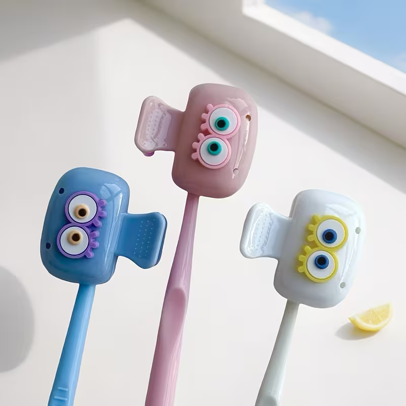 3 pieces of cute eye-shaped to - Toothbrush Holder Set incelemesi ve fiyatı