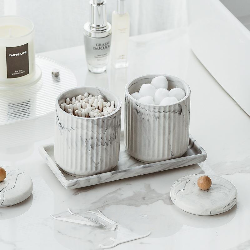  Marble Ceramic Bathroom Tooth - Toothbrush Holder Set incelemesi ve fiyatı
