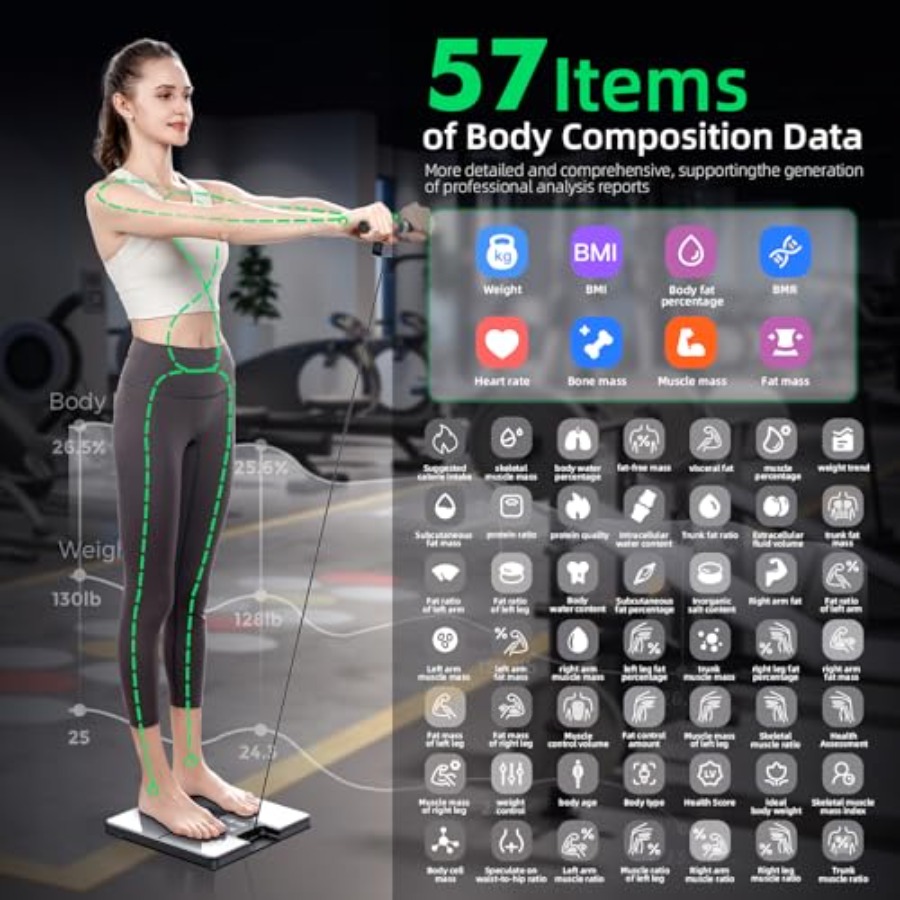 Smart Scale for Home Gym: 8-el - Home Bathroom Scales incelemesi ve fiyatı