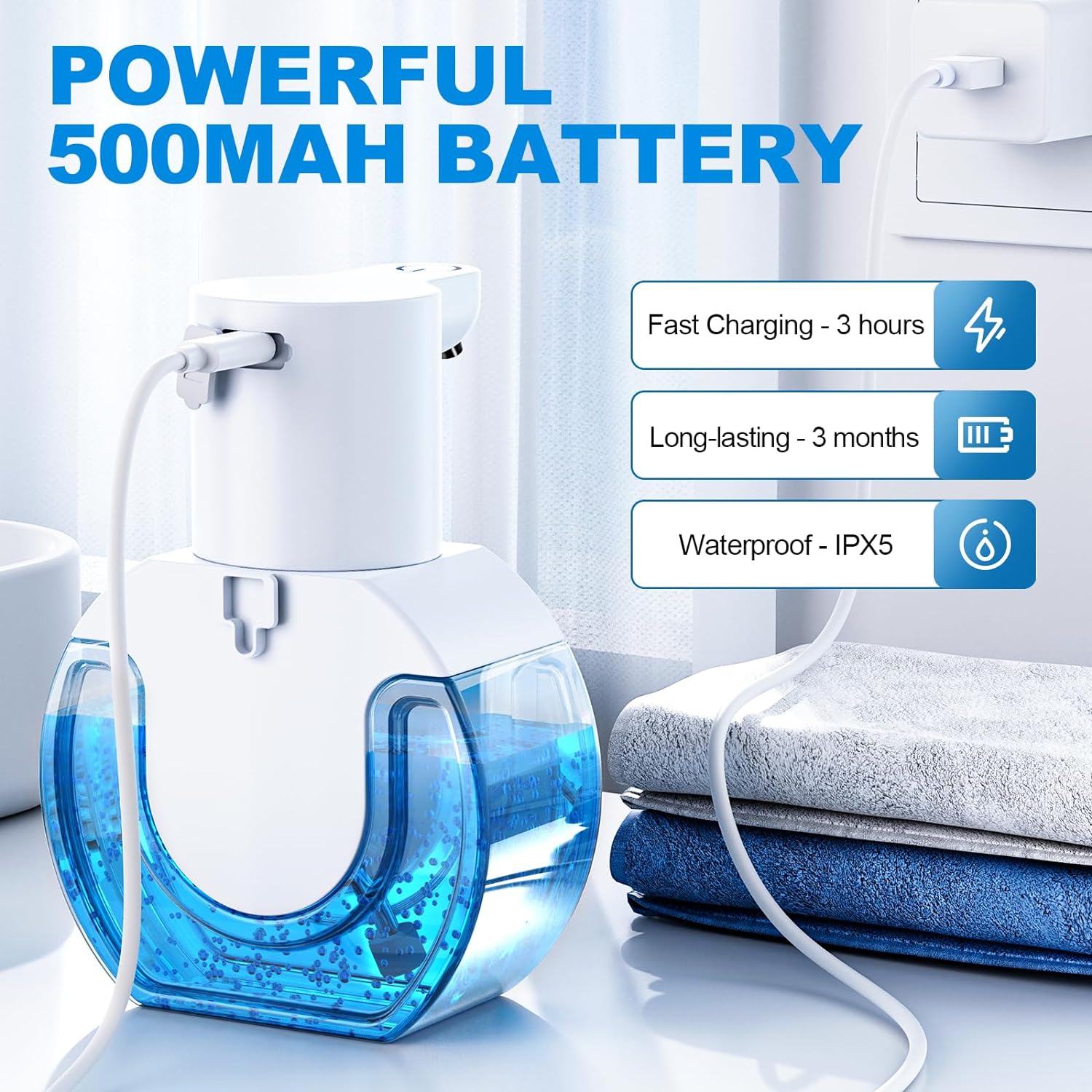 420ML Large Capacity Touchless - Soap Dispenser Pump incelemesi ve fiyatı