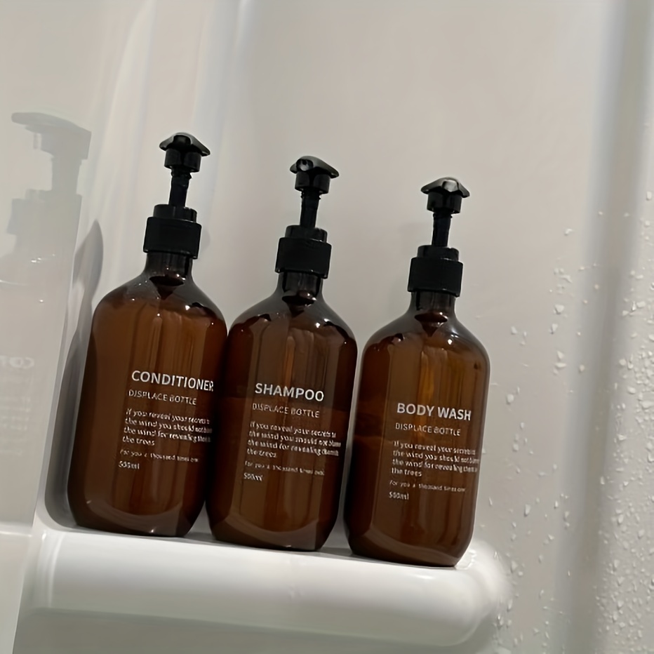 3pcs Waterproof Shampoo Condit - Soap Dispenser Pump incelemesi ve fiyatı