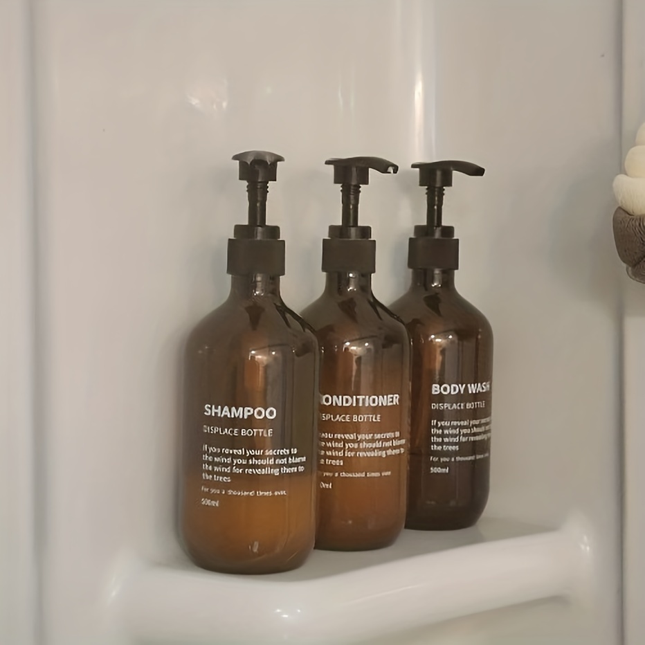 3pcs Waterproof Shampoo Condit - Soap Dispenser Pump incelemesi ve fiyatı