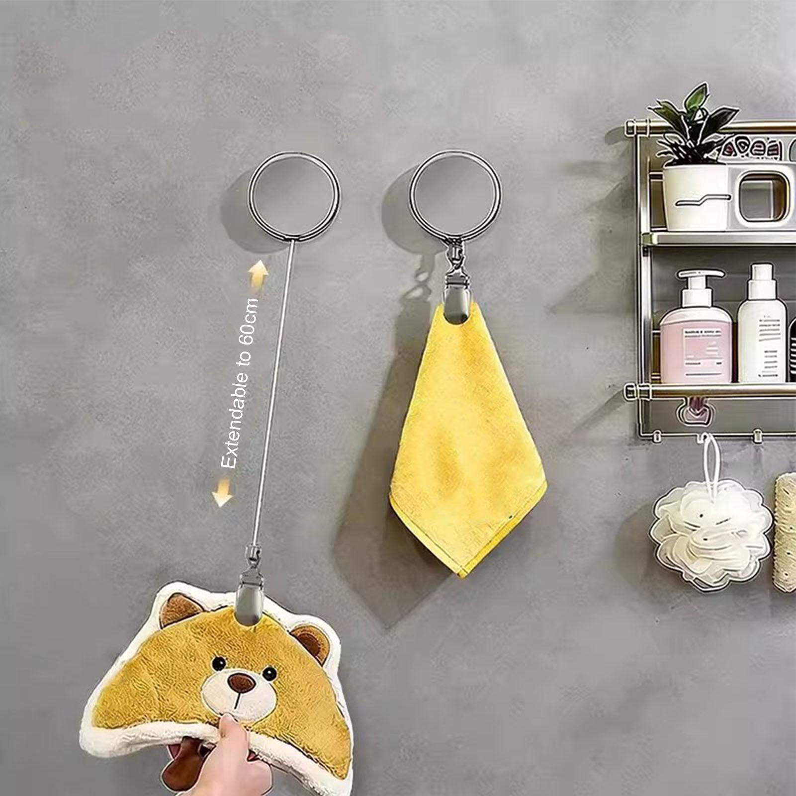Retractable Towel Rack Self-Ad - Home Bathroom Towels incelemesi ve fiyatı