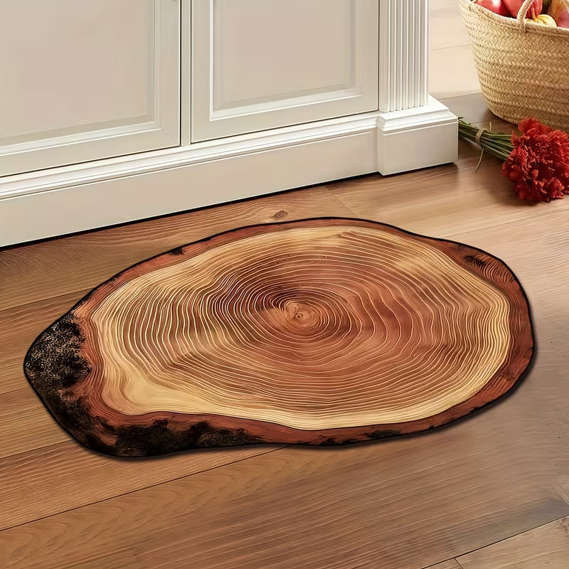 1pc Exquisite Simulated Wood T - Jet Home Bathroom Mats incelemesi ve fiyatı