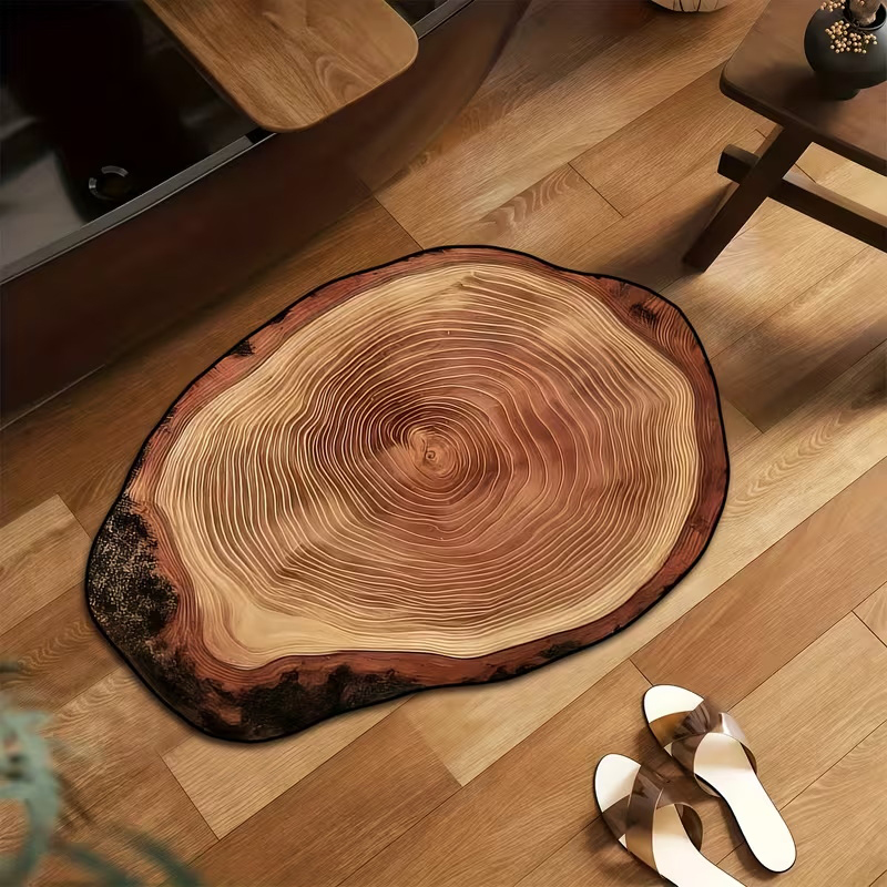 1pc Exquisite Simulated Wood T - Jet Home Bathroom Mats incelemesi ve fiyatı