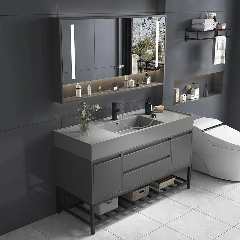 Luxury Modern Wall Shelf Bathr - Home Bathroom Vanity Combo incelemesi ve fiyatı
