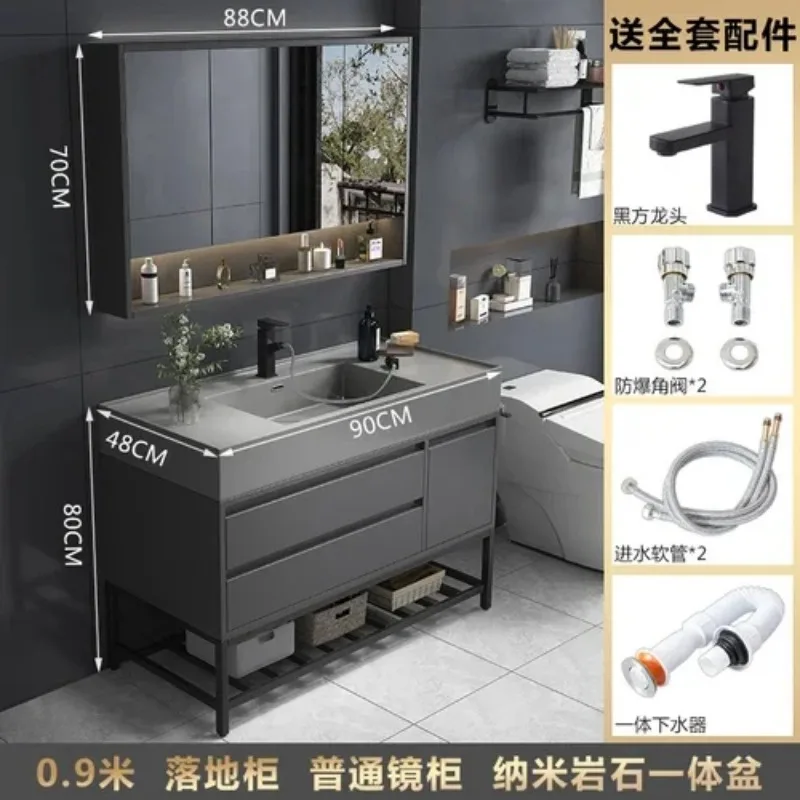 Luxury Modern Wall Shelf Bathr - Home Bathroom Vanity Combo incelemesi ve fiyatı