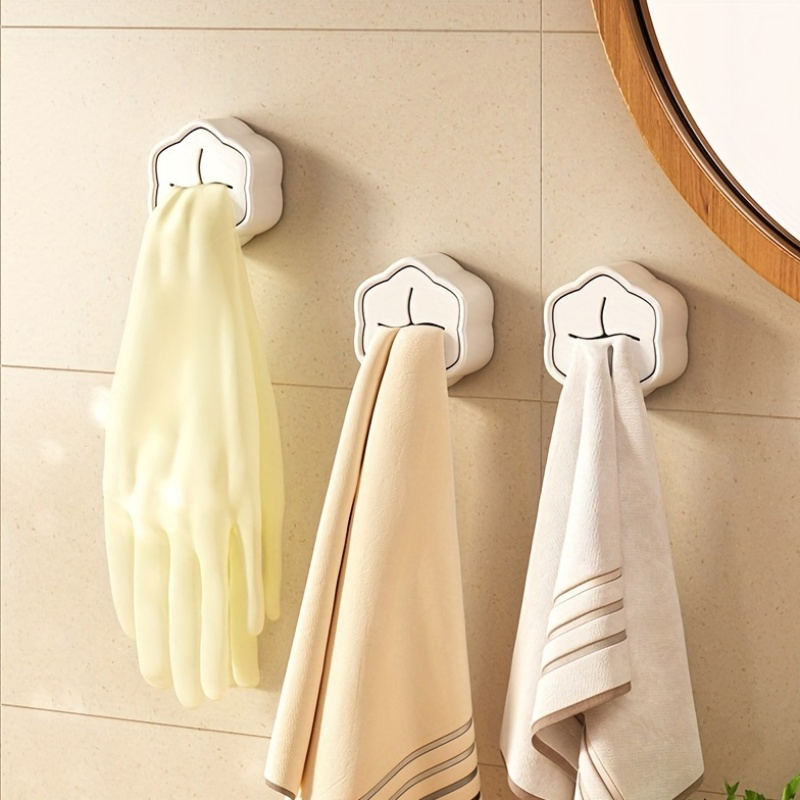 6PCS Self Adhesive Towel Holde - Home Bathroom Towels incelemesi ve fiyatı