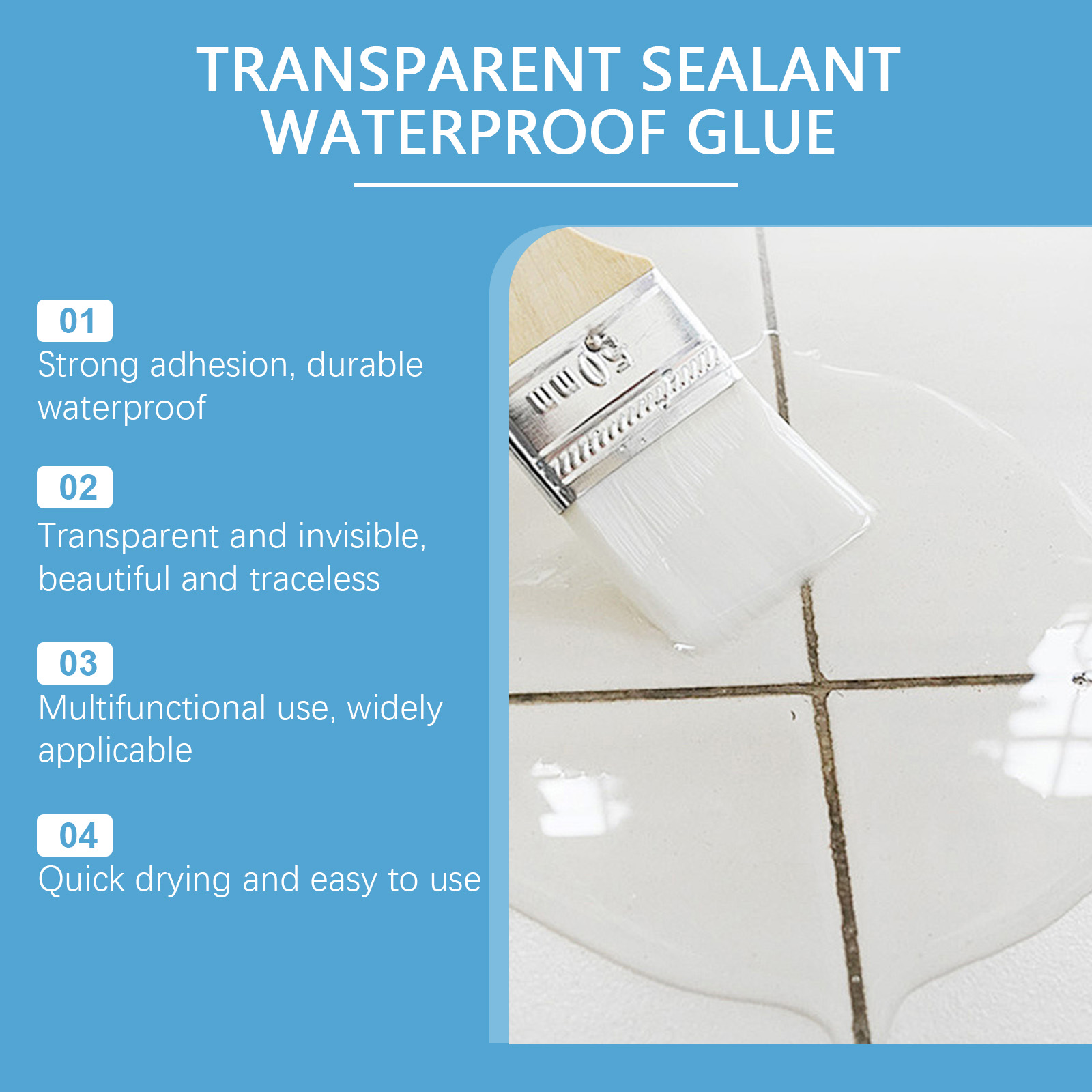 Transparent Waterproof Sealant - Home Bathroom Repair incelemesi ve fiyatı