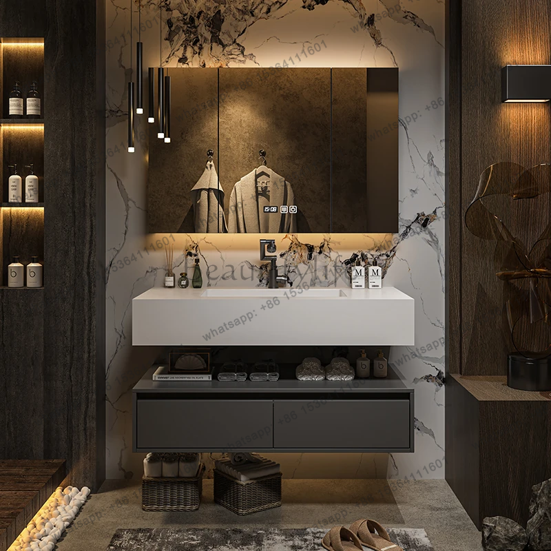 ljy Mirror Storage Bathroom Ca - Home Bathroom Vanity Combo incelemesi ve fiyatı