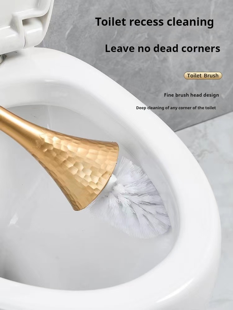 Luxury Gold Toilet Brush Set R - Home Bathroom Cleaning Kit incelemesi ve fiyatı