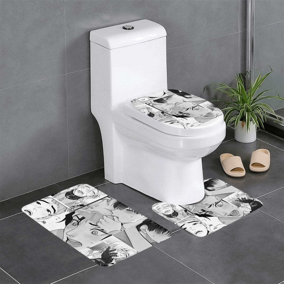 The Good Yaoi Boys 3 Pcs Bath  - Home Goods Bathroom Sets incelemesi ve fiyatı