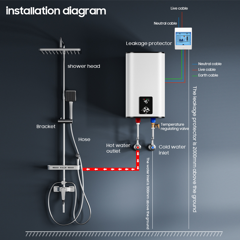 Home 10L 20L 30L 50L 80L 100L  - Home Bathroom Geyser incelemesi ve fiyatı