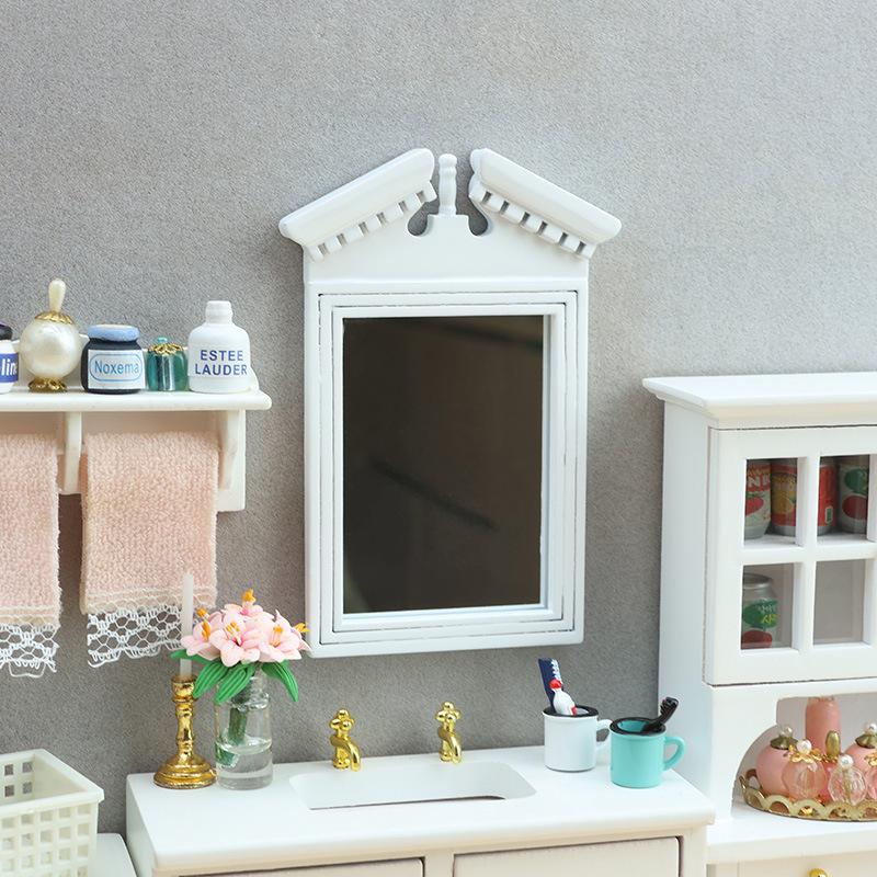 White Mirror Dollhouse Bathroo - Home Bathroom Scales incelemesi ve fiyatı