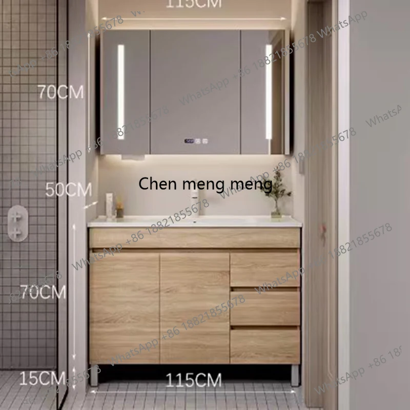 G153 Waterproof Wooden Bathroo - Home Bathroom Vanity Combo incelemesi ve fiyatı